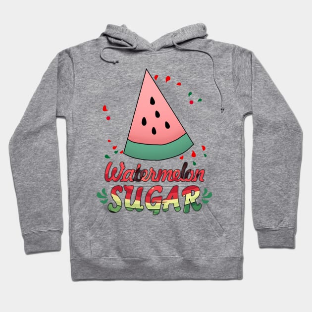 Watermelon Sugar Hoodie by RainasArt